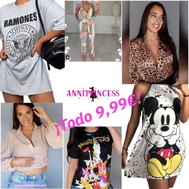 ❗❗Todo 9,99€❗❗😲😲😲💃💃 entra en la web www.anniprincess.com